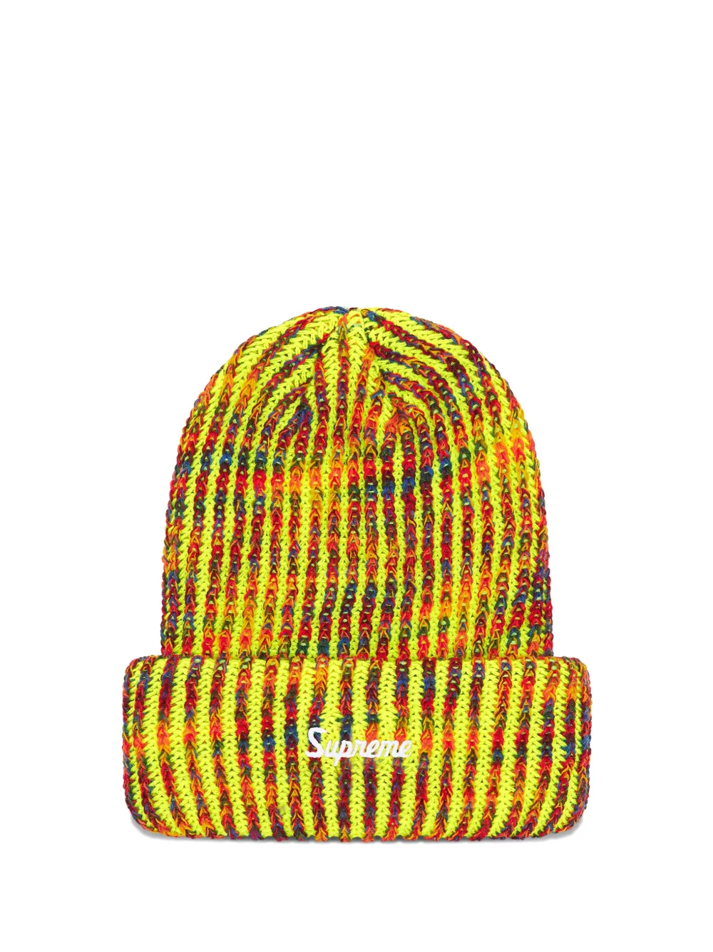 Supreme Rainbow beanie hat | amarillo | Image 1