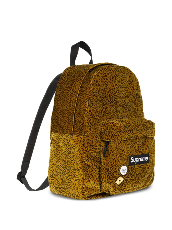 Supreme leopard-effect Backpack | Brown | FARFETCH ZA
