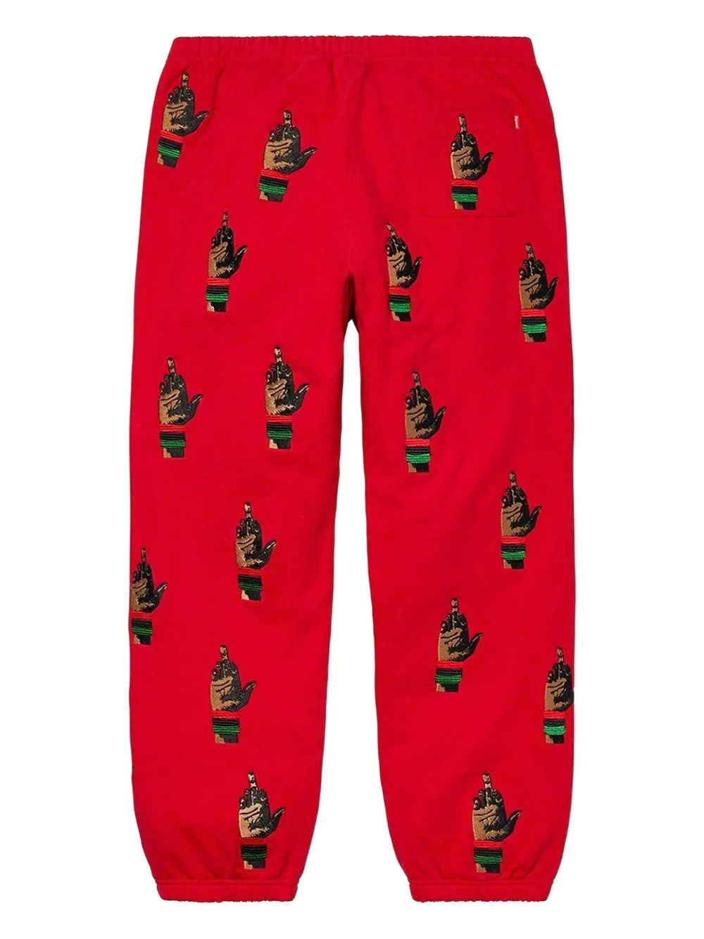 Supreme  Dead Prez Rbg embroidered track pants | Sweatpants | Image 2