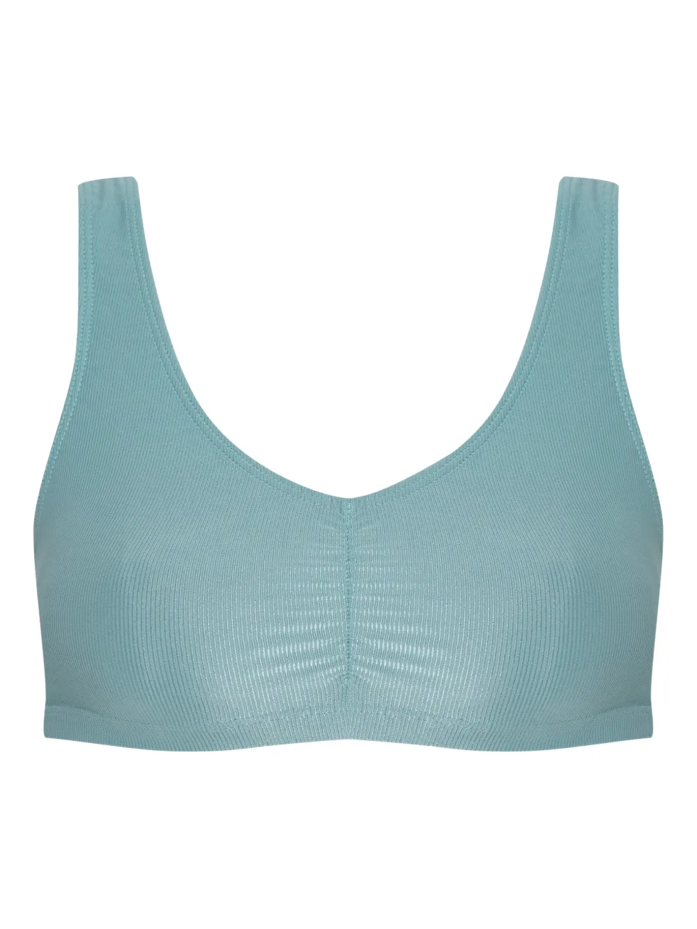 Lygia & Nanny Bio Ribbed Sports Bra In Gray