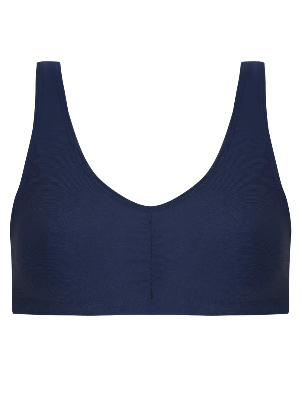 Lygia & Nanny Bio sport-bh met diepe ronde hals - Blauw