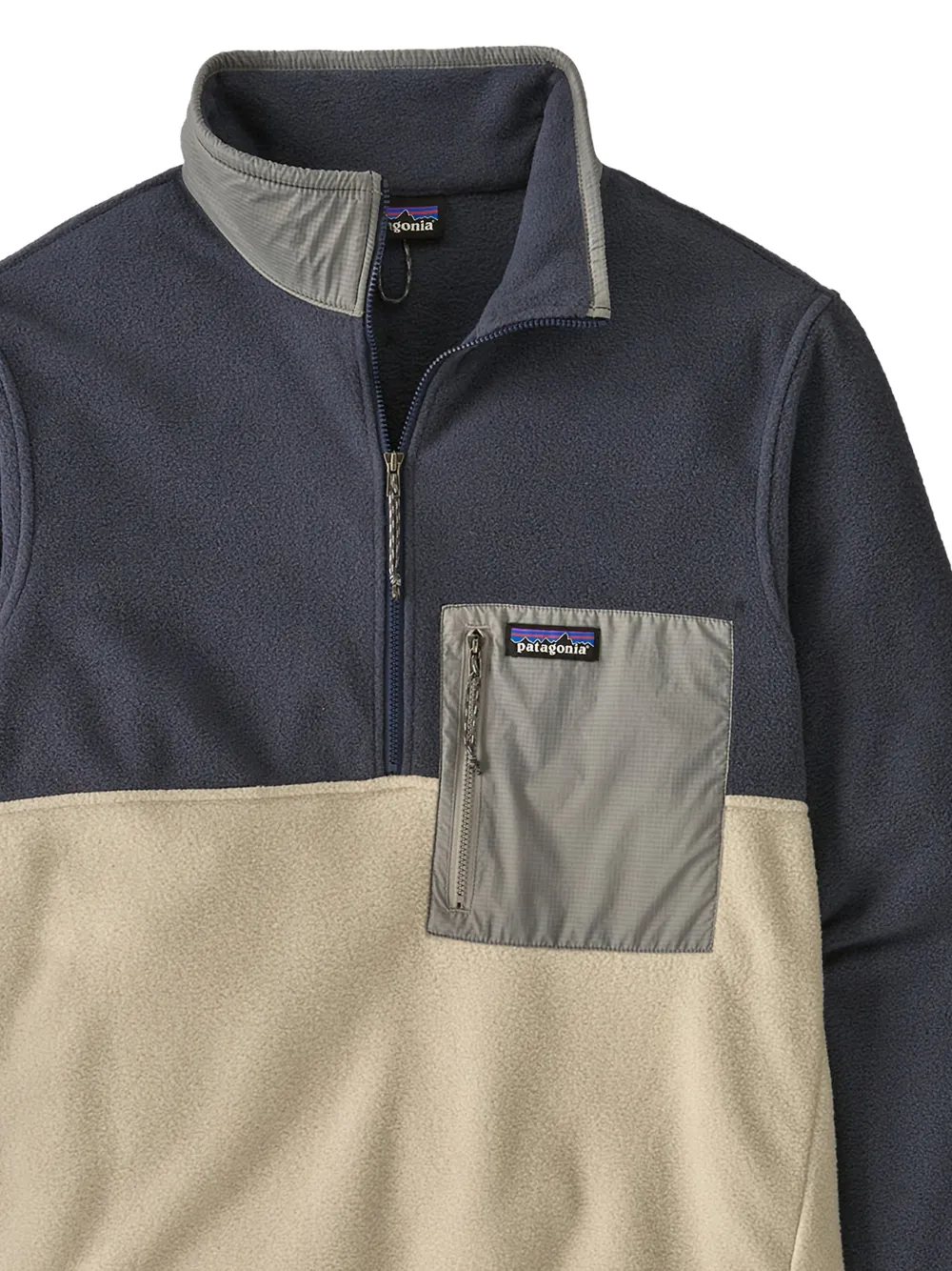 Patagonia zip-pocket sweatshirt - Blauw