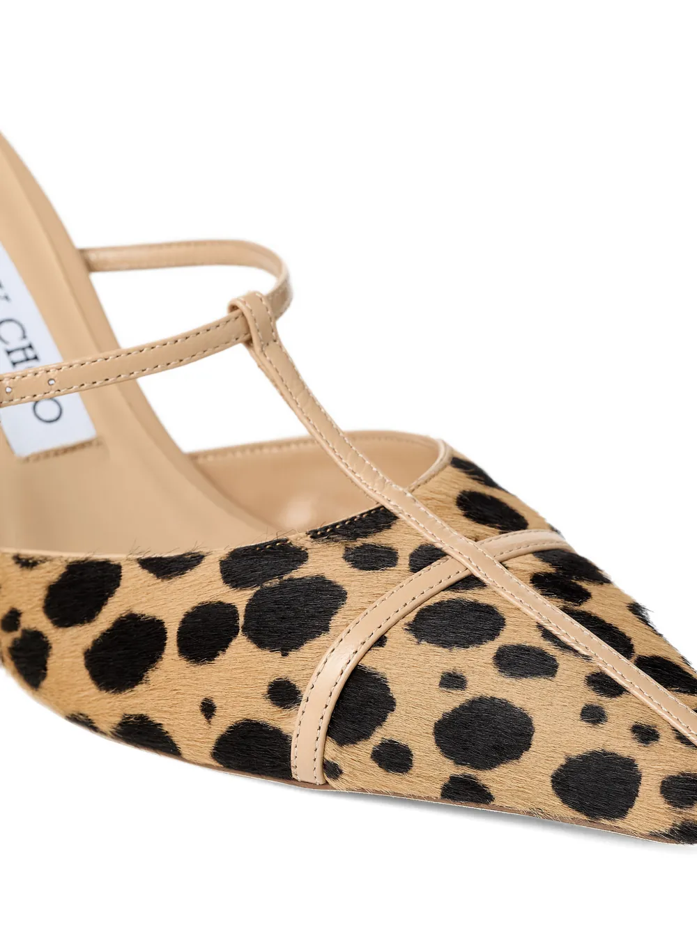 Jimmy Choo 85mm x Conner Ives Gloria mules Bruin