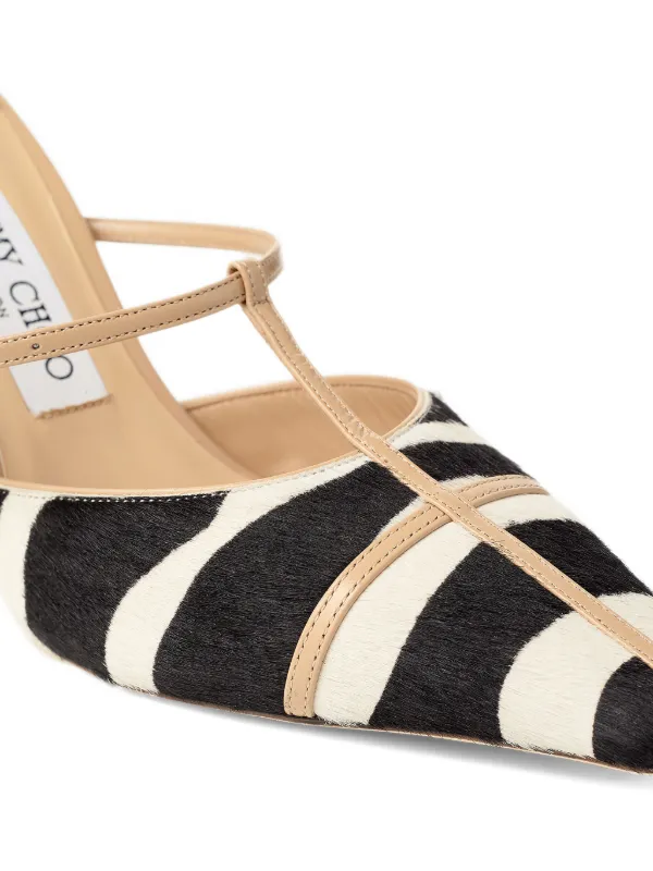 Jimmy Choo x Conner Ives Gloria 85 Mules | Black | FARFETCH