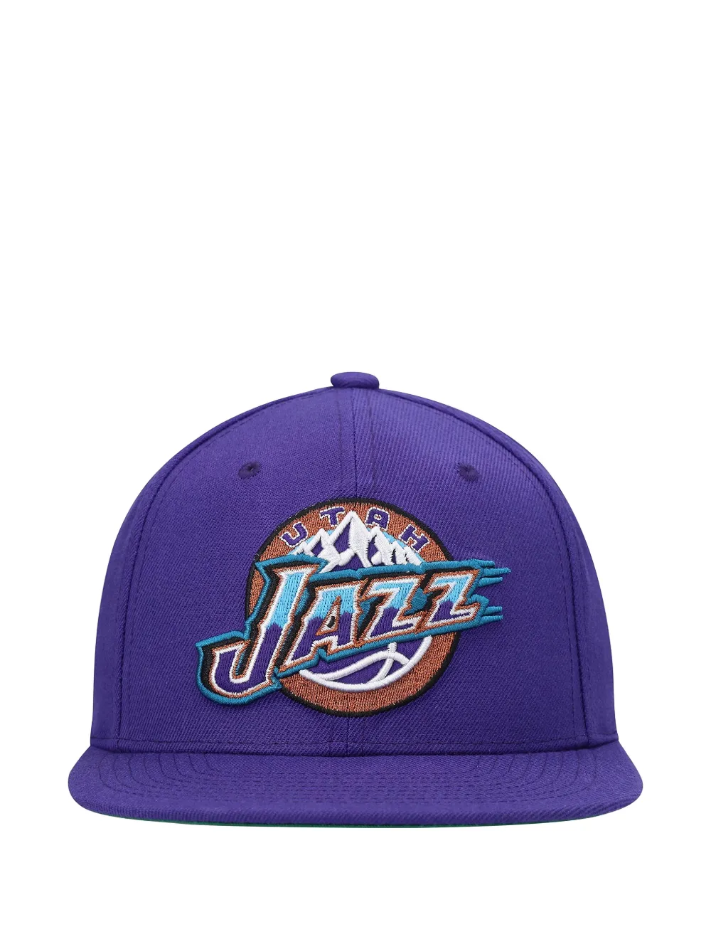 Mitchell & Ness Jazz Hardwood Classics embroidered flat cap - Viola
