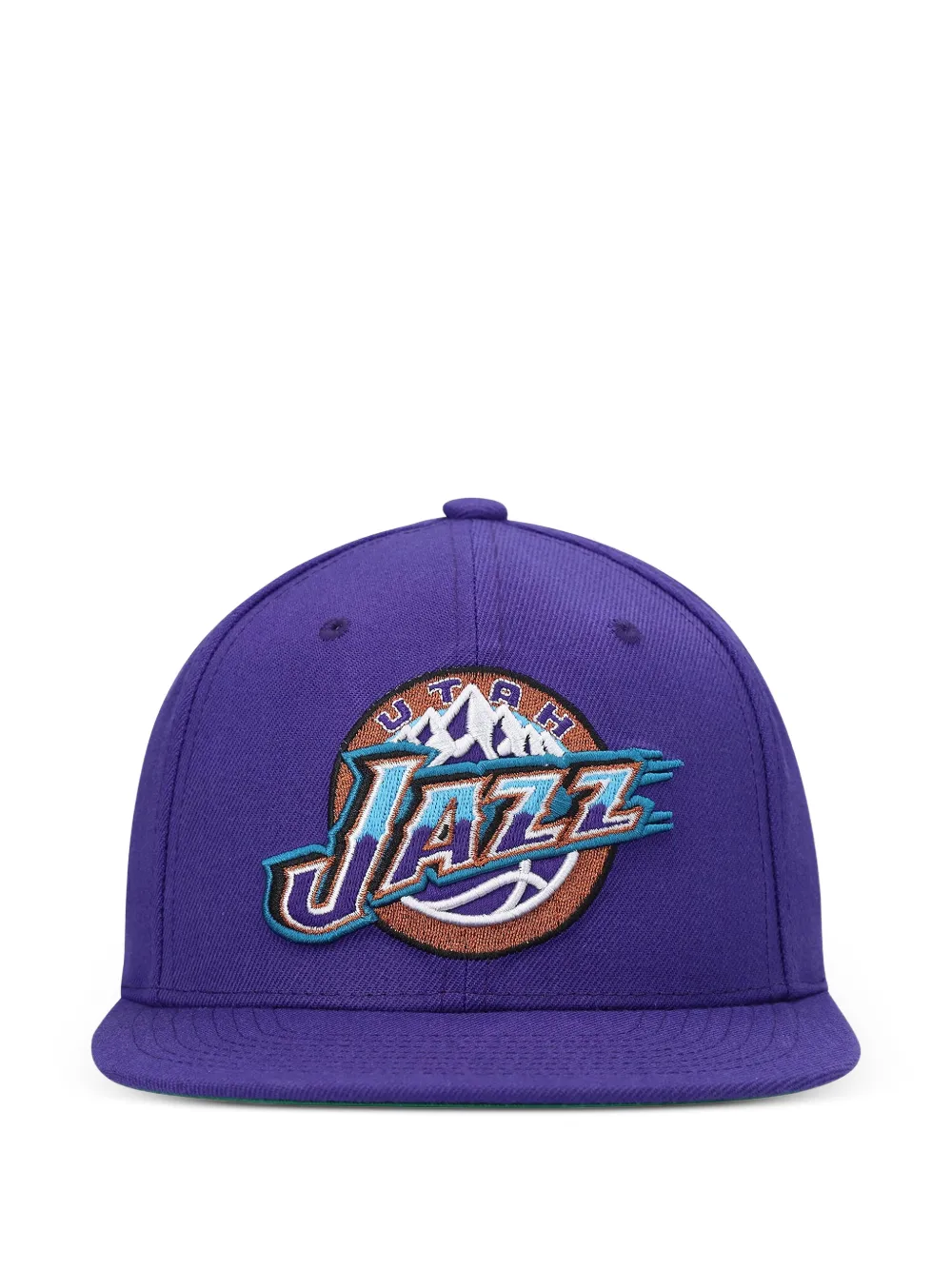 Mitchell & Ness Jazz Hardwood Classics embroidered flat cap - Viola