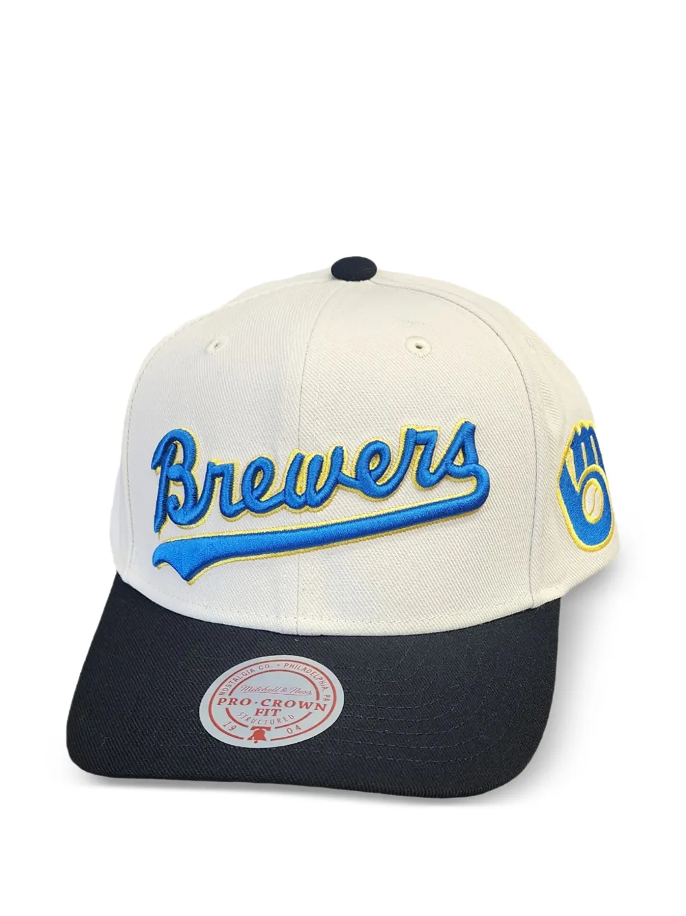 Mitchell & Ness Cooperstown Brewers baseball cap - Bianco
