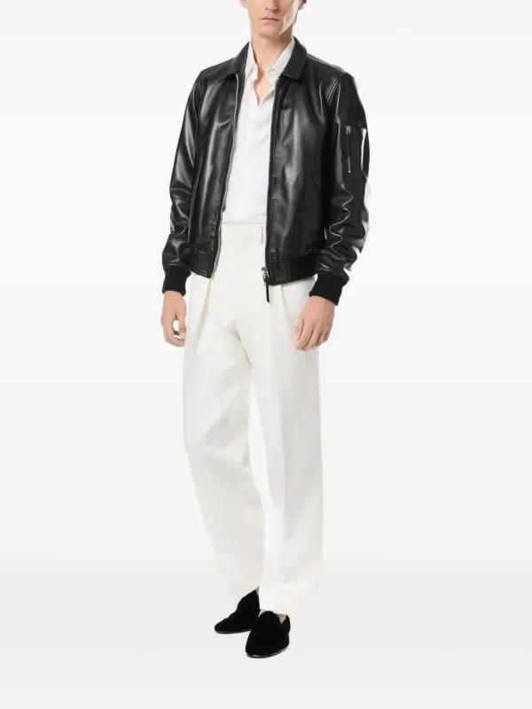 TOM FORD レザージャケット | ブラック | FARFETCH JP