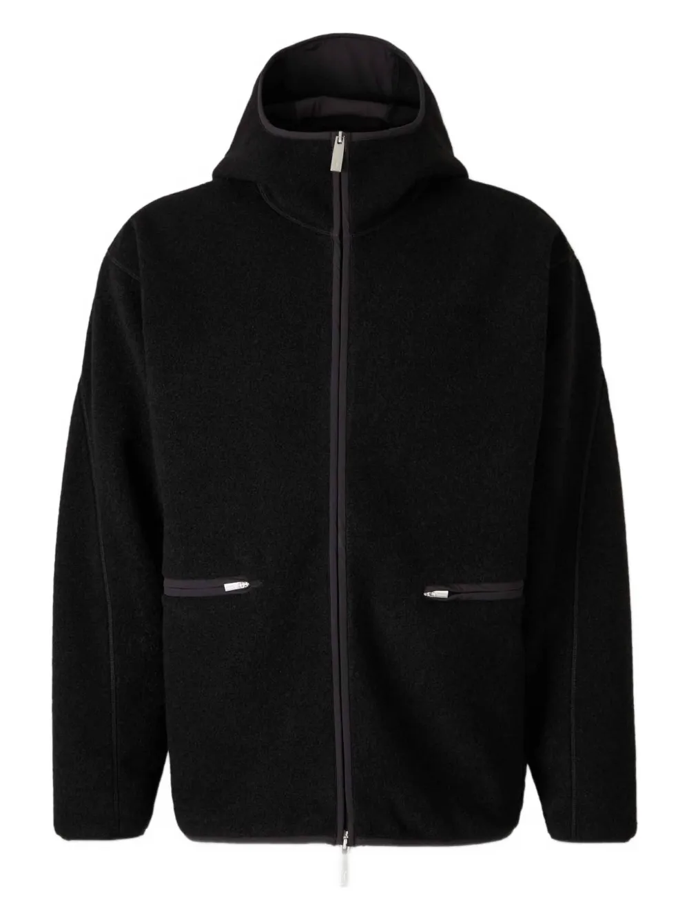 Herno zip-up hoodie | Black | Image 1