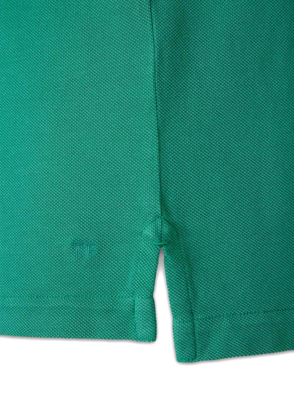 TOM FORD Geribbeld poloshirt Groen