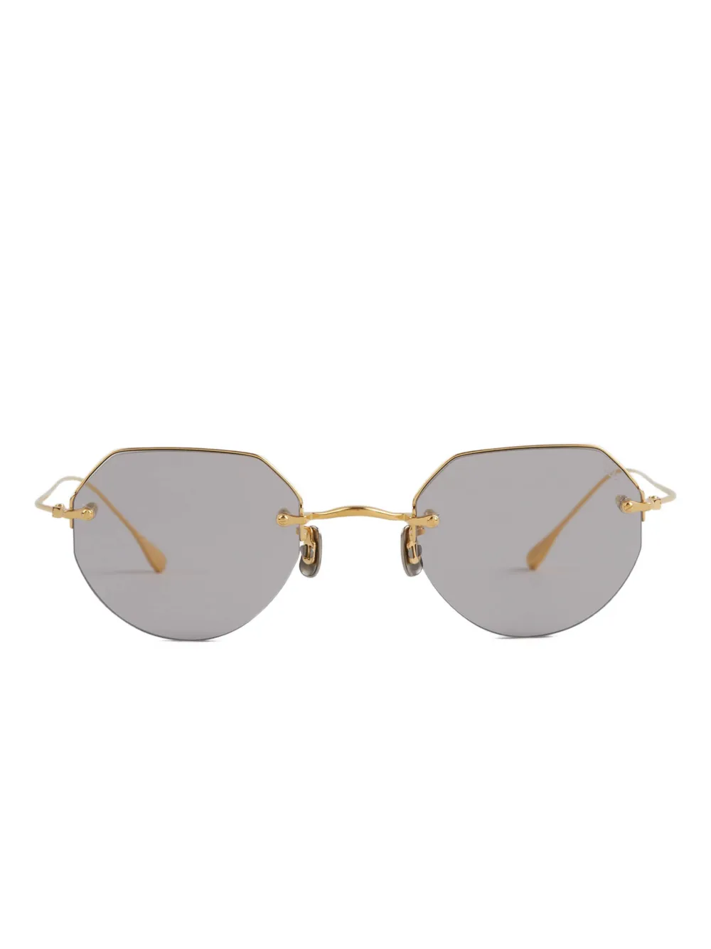 Eyevan7285 189 hexagonal metal sunglasses | Gold | Image 1