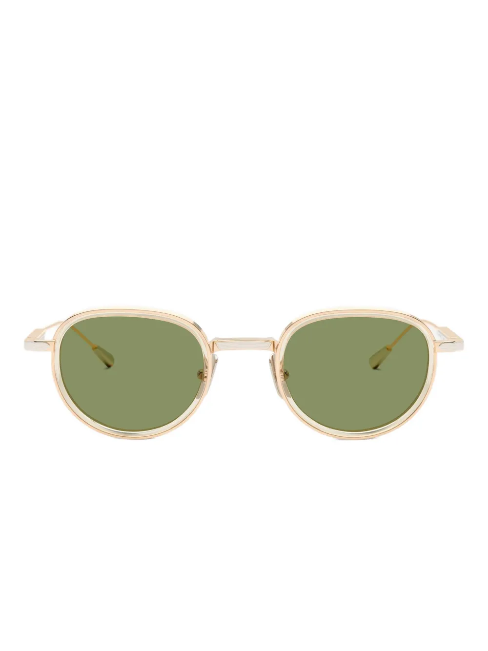 Lunetterie Générale Panache oval-frame sunglasses - Oro