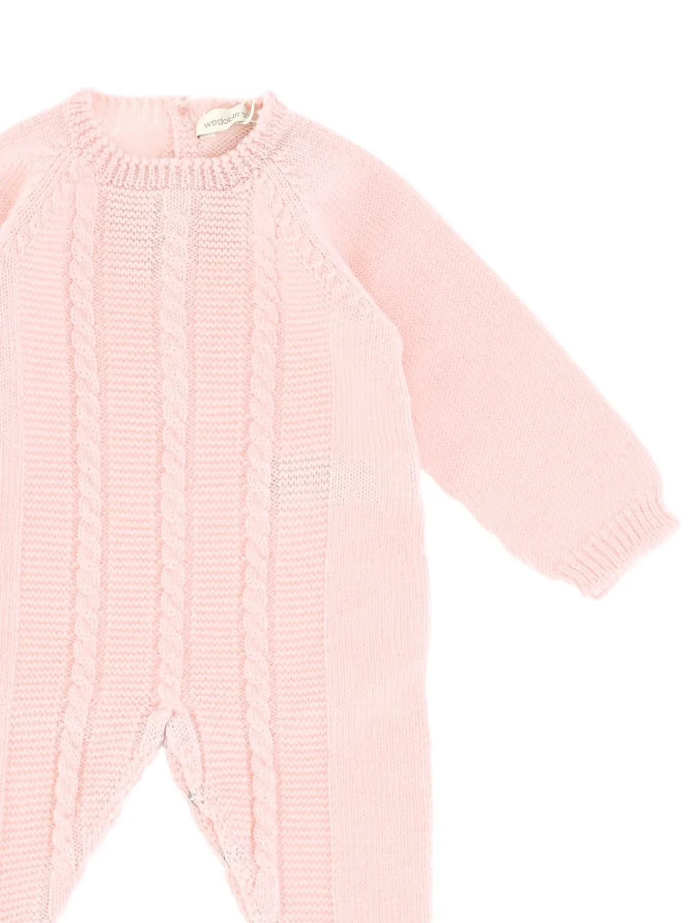 Wedoble Kabelgebreide pyjama Roze