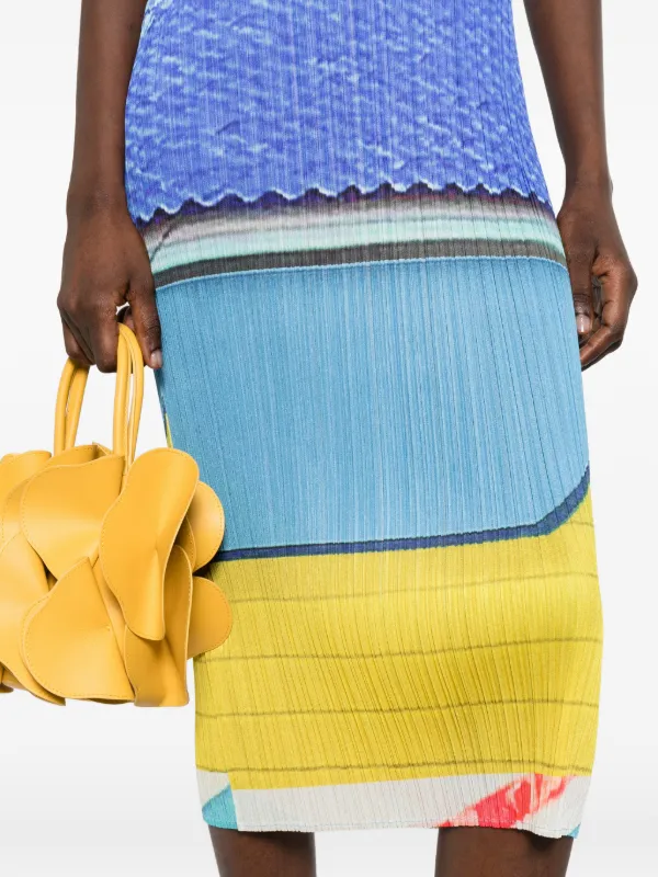 Pleats Please Issey Miyake プリーツ ドレス | ブルー | FARFETCH JP