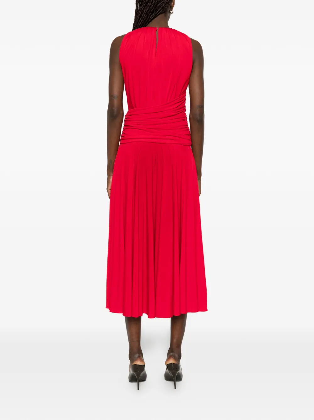 Brandon Maxwell Isadora jurk Rood