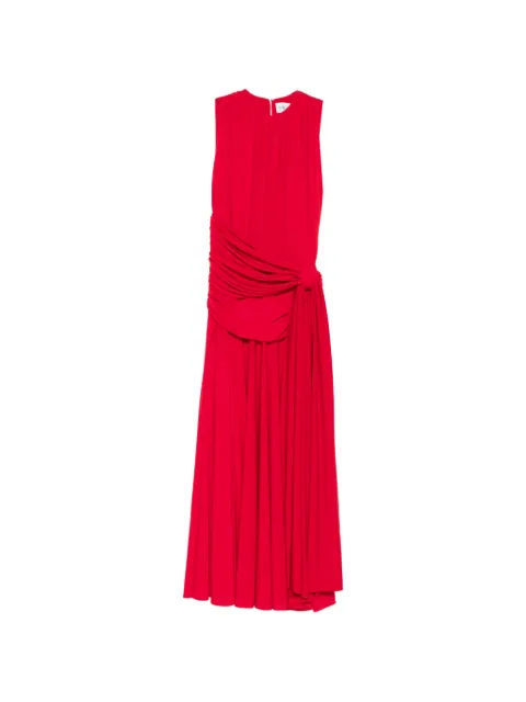 Brandon Maxwell Isadora draped midi dress