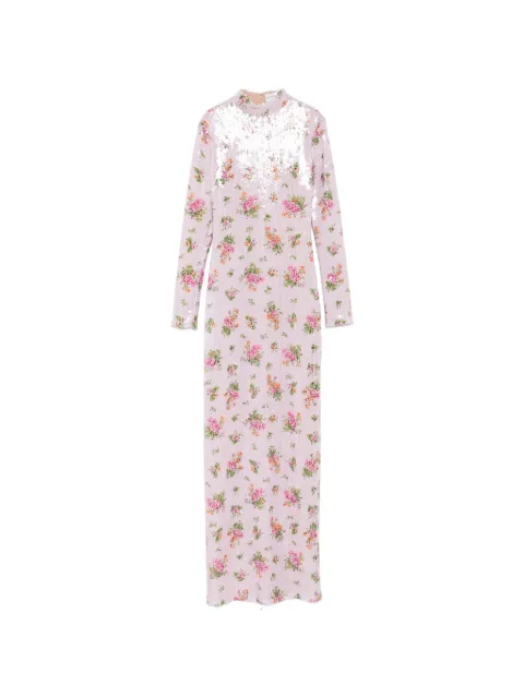 Brandon Maxwell floral maxi dress