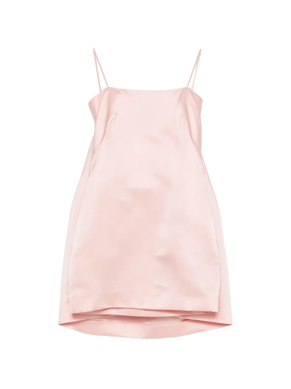 Givenchy sliced A-line mini cape dress - Rosa