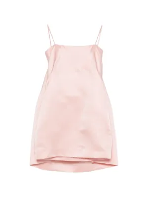 strapless open back dress Gucci Pink Crepe Silk Wool Cocktail Dress  Runway Catalog