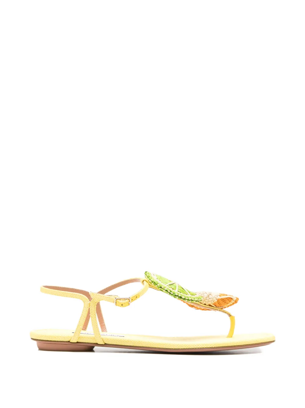 Aquazzura Citrus Sugar sandals Geel