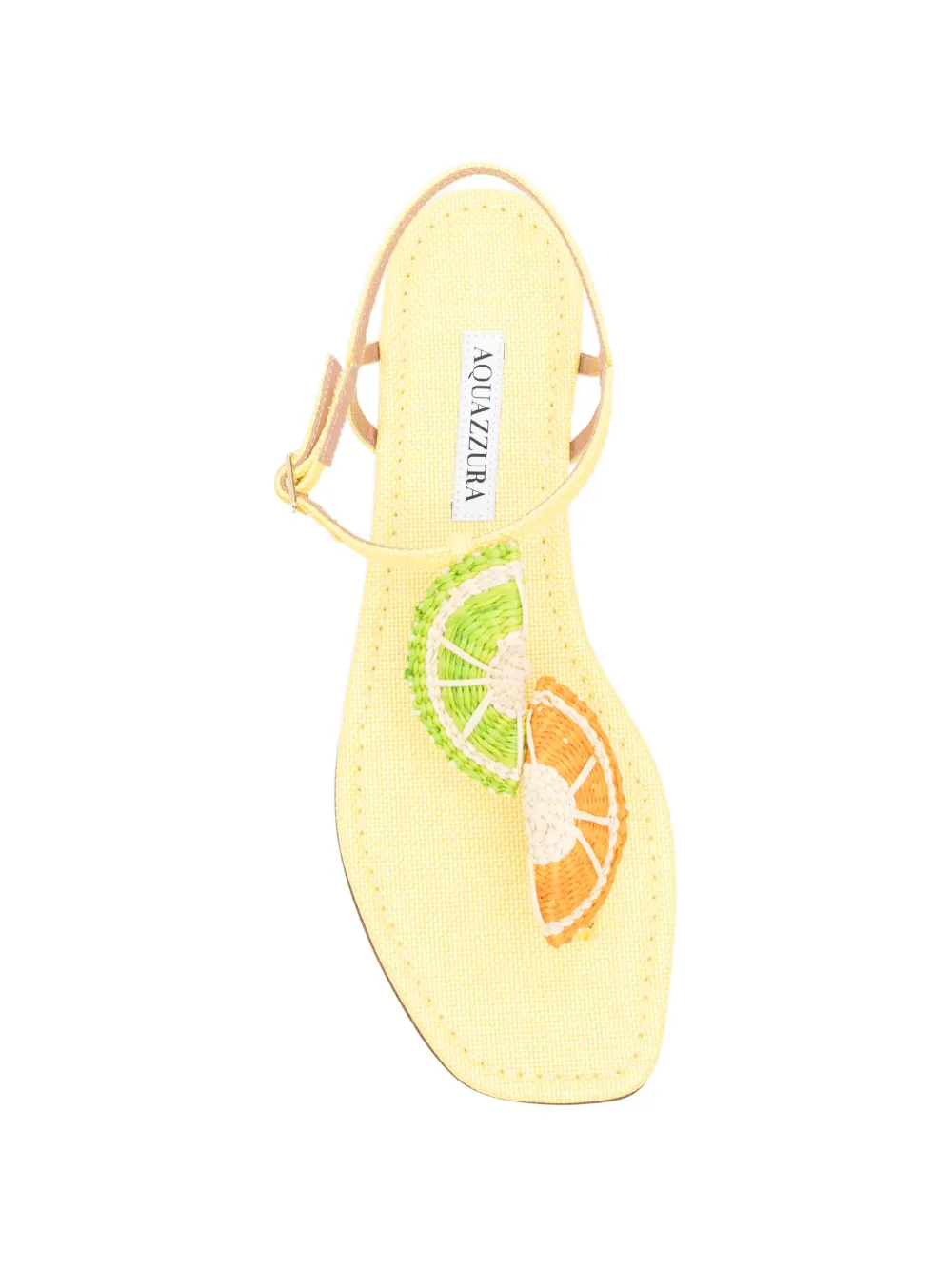 Aquazzura Citrus Sugar sandals Geel