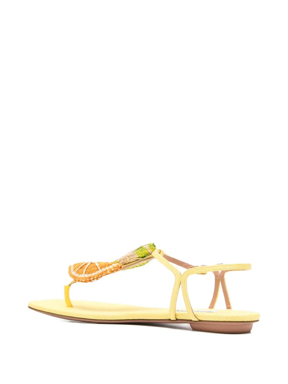 Aquazzura Citrus Sugar sandals Geel