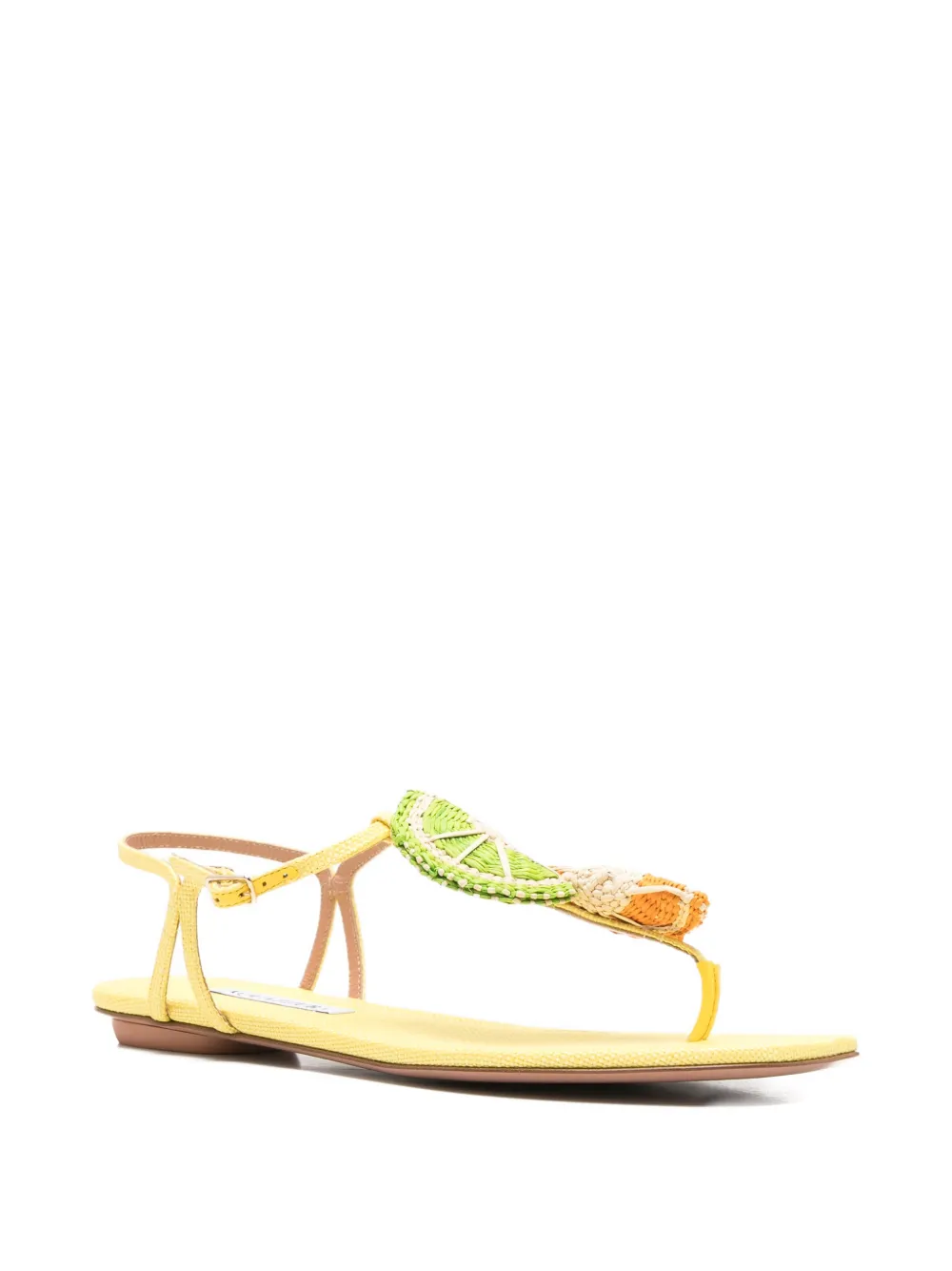 Aquazzura Citrus Sugar sandals Geel