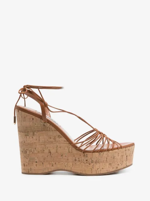 Aquazzura Ritmo lace-up platform sandals