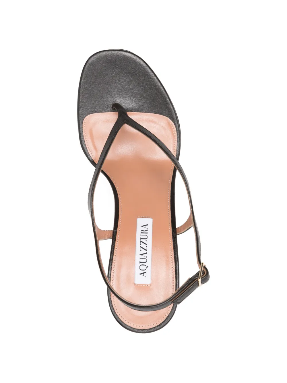 Aquazzura Bikini Thong leren sandalen Bruin