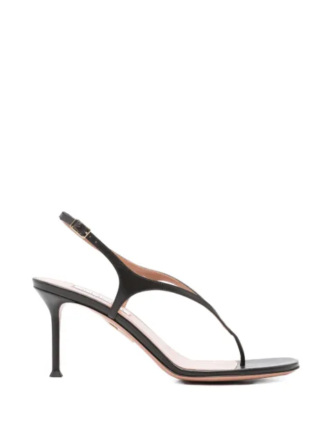 Aquazzura Bikini Thong leather sandals