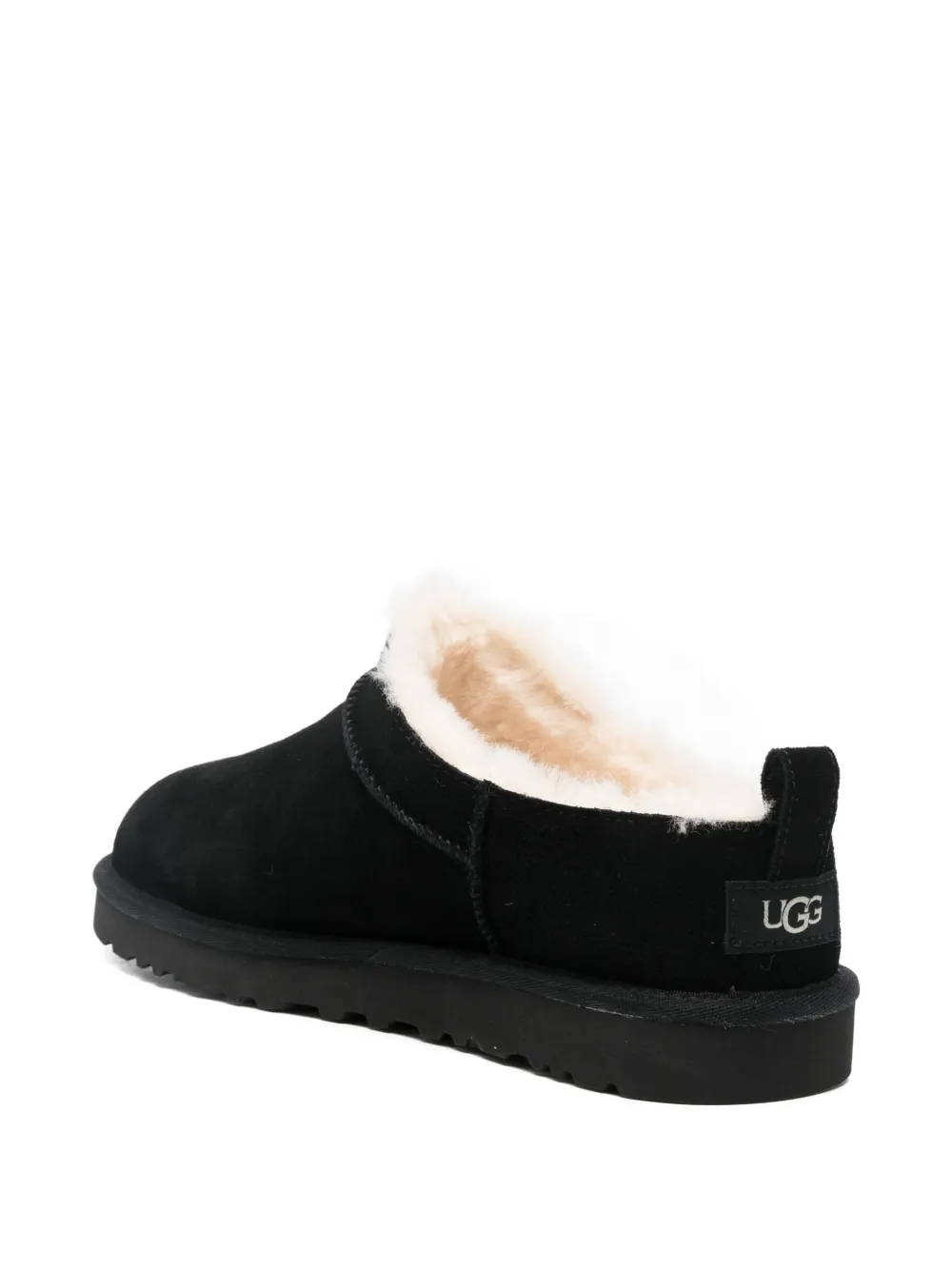 UGG Classic micro suede slippers Zwart