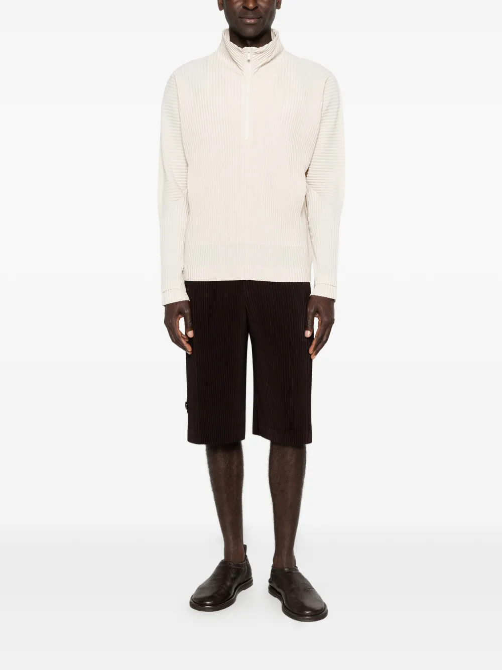 Homme Plissé Issey Miyake Monthly Colors: March top Beige