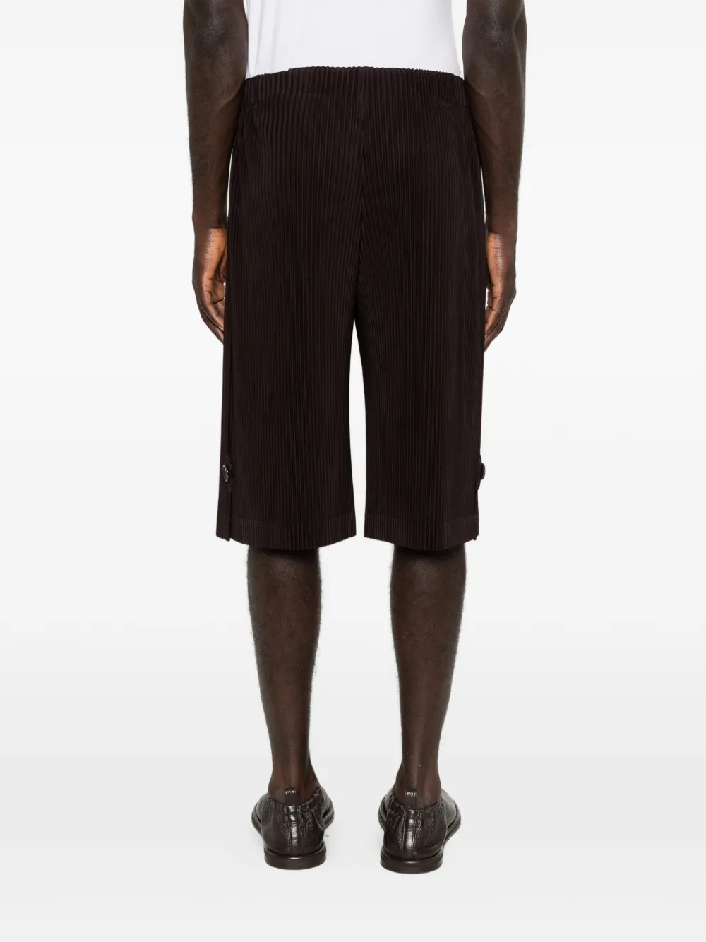 Homme Plissé Issey Miyake Wear Or Wrap broek Bruin