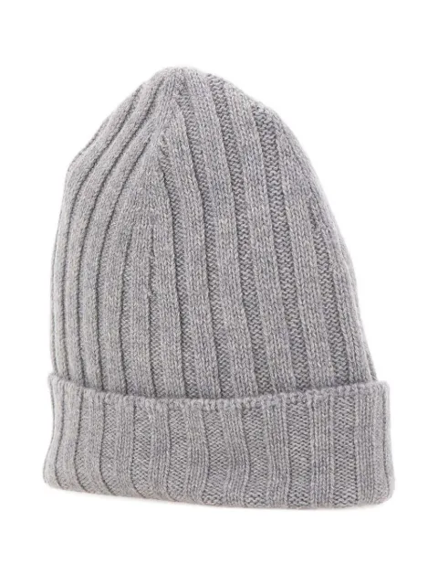 Gran Sasso ribbed beanie hat