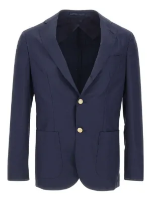 Brioni ニットジャケット | ブルー | FARFETCH JP