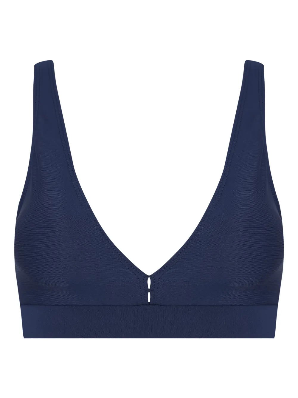 Lygia & Nanny Life V-neck Sports Bra In Blue