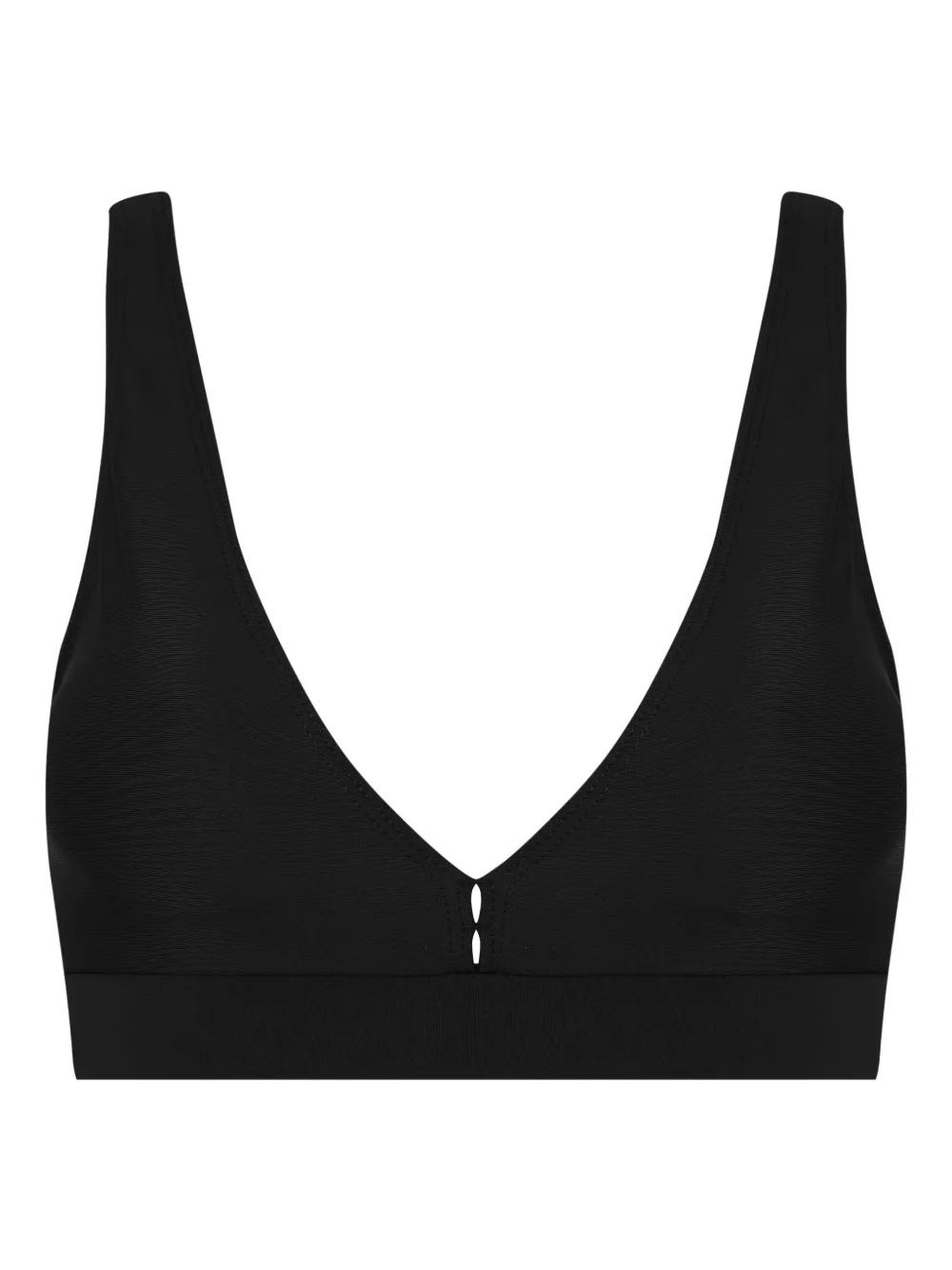 Lygia & Nanny Life V-neck Sports Bra In Black