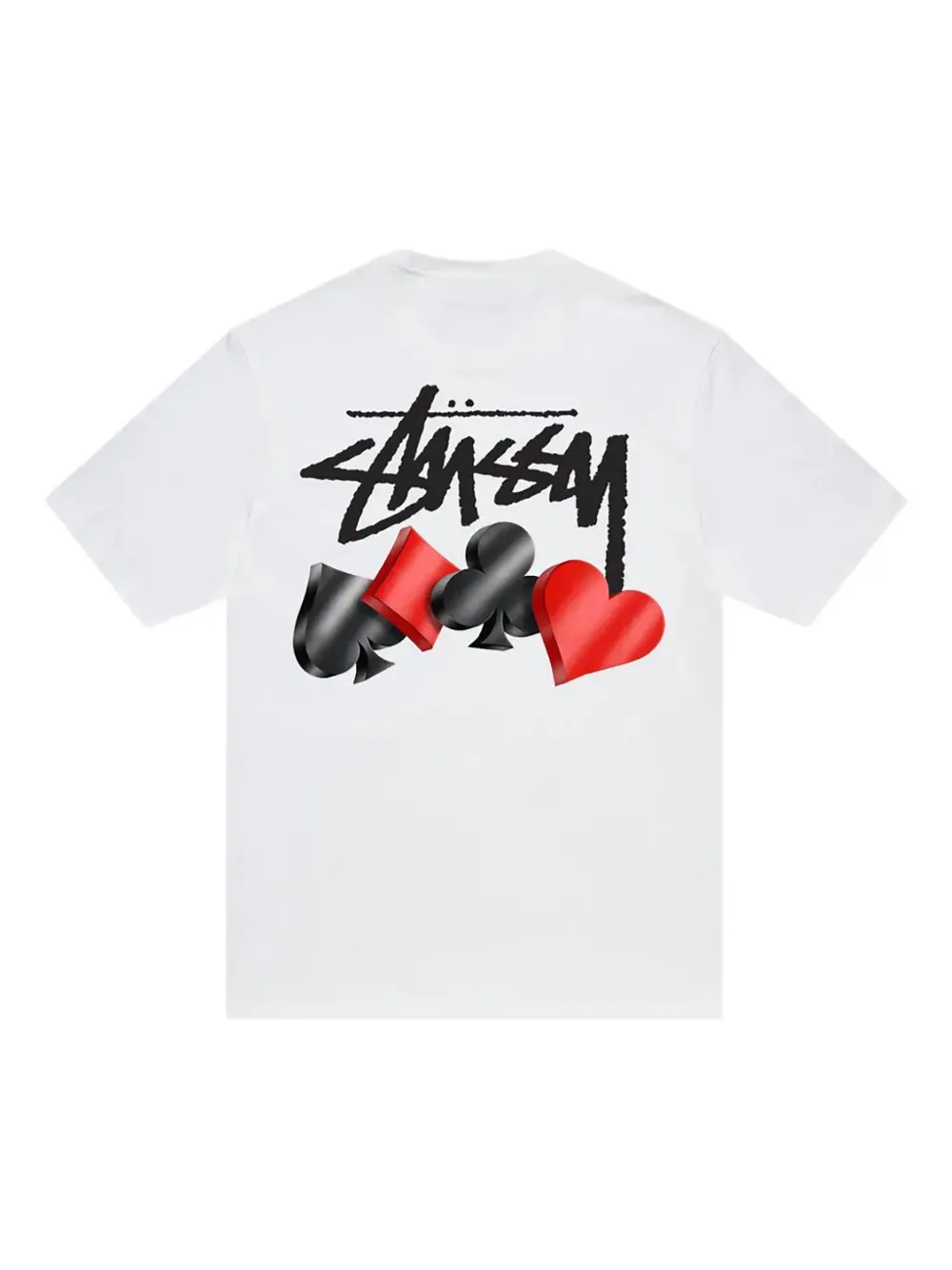 Stüssy T-shirt met grafische print - Wit
