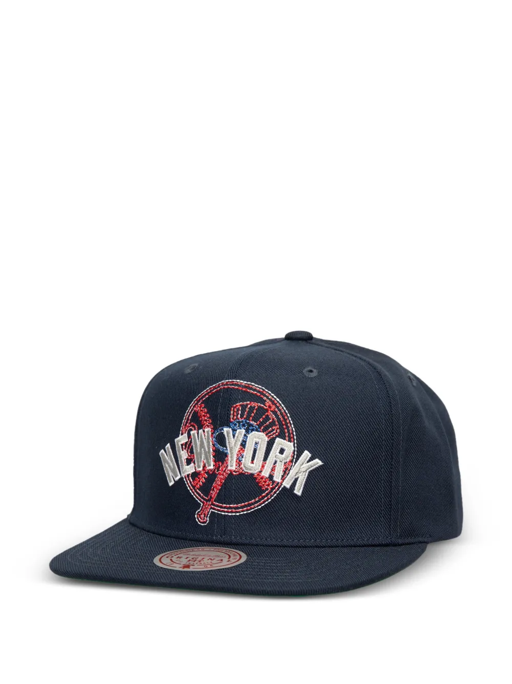 Mitchell & Ness x MLB Yankees embroidered baseball cap - Blu