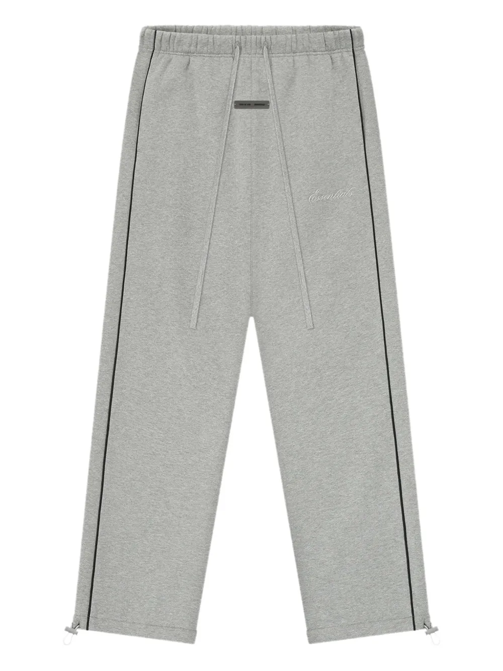 Essentials Piping Relaxed Track Pants In Gray