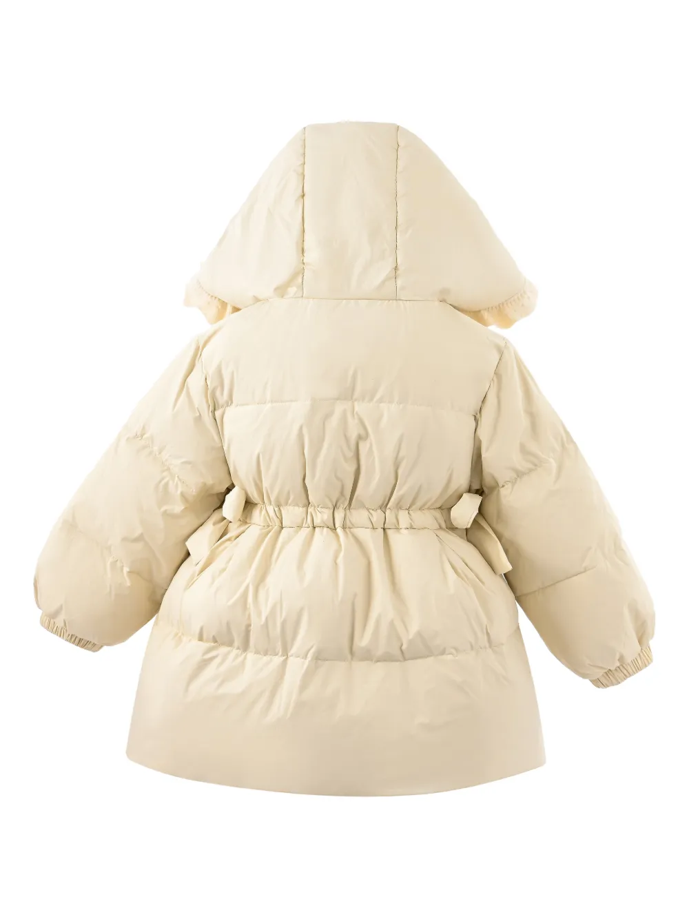  Mimi Tutu Ruffle-hood Coat Set (set Of Two) - Neutrals 