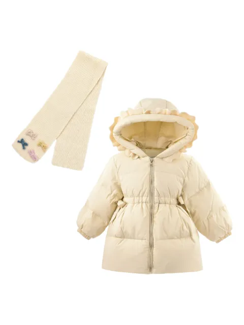 Mimi Tutu ruffle-hood coat set (set of two)