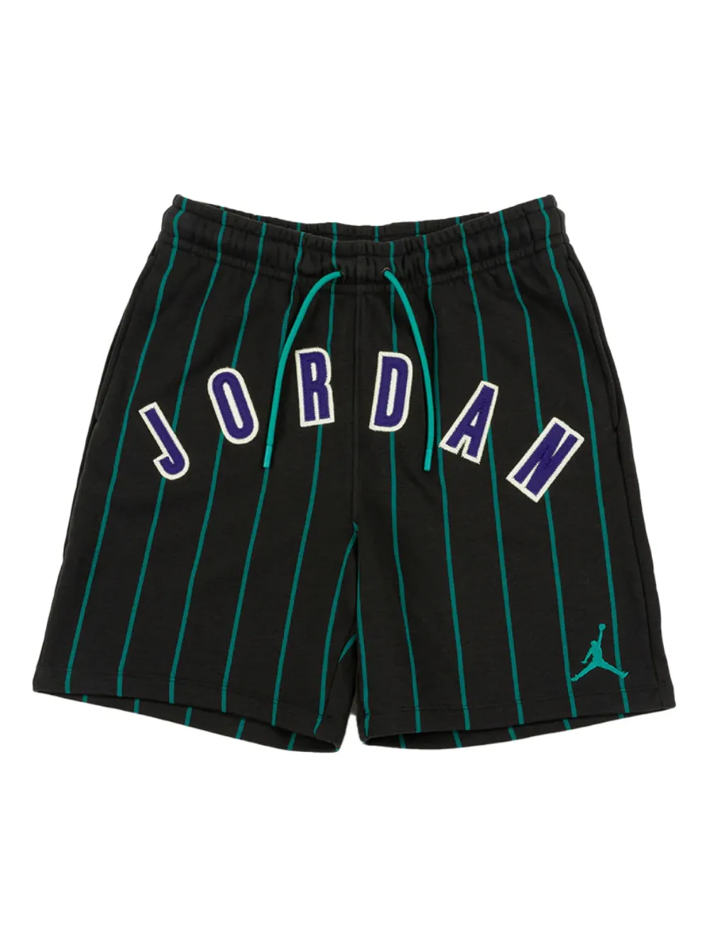 Jordan Brooklyn pinstriped track shorts | noir | Image 1