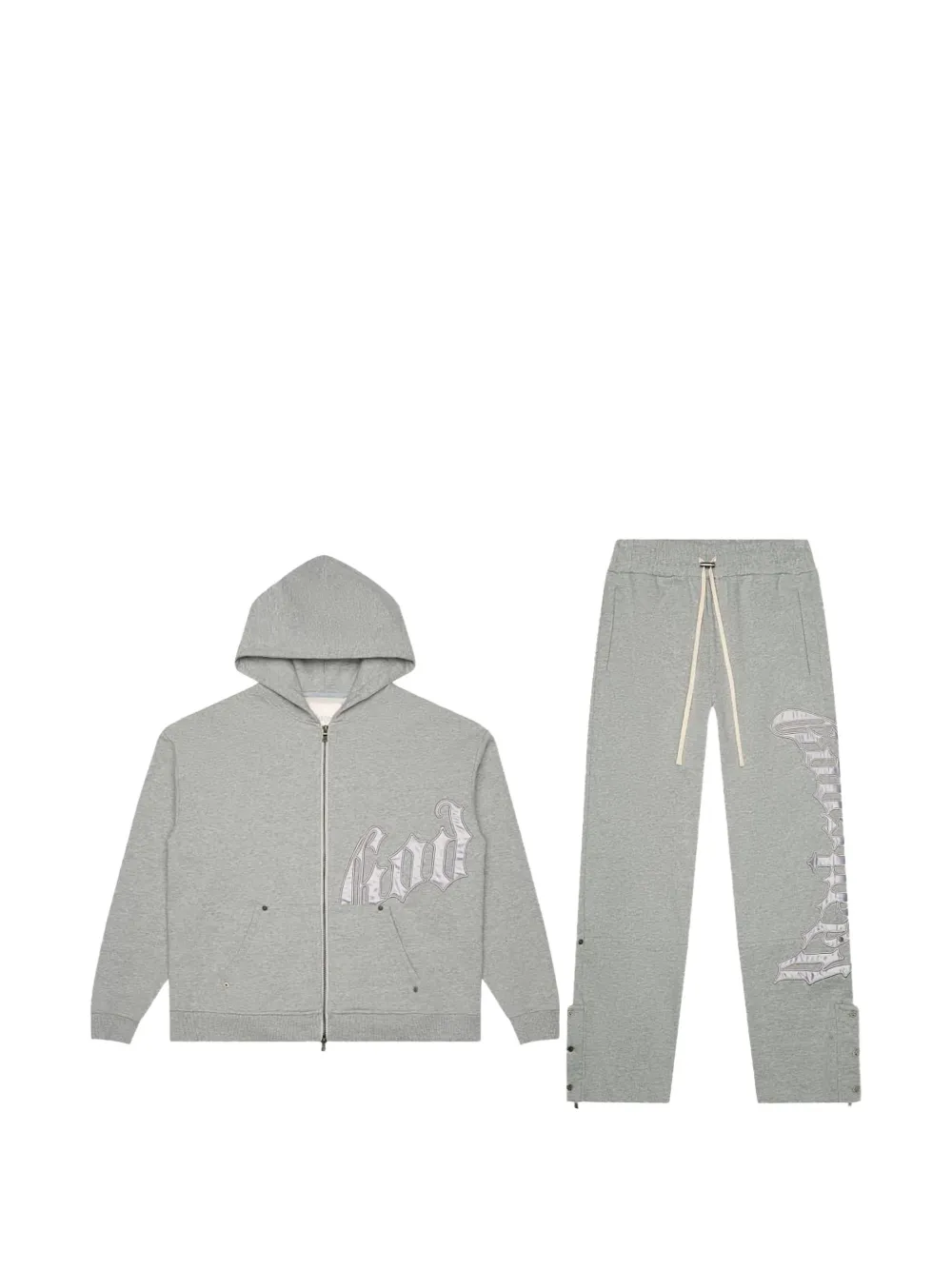 GODSPEED Set di 2 pantaloni sportivi con stampa - Grigio