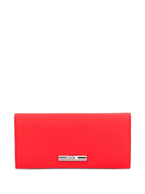 Longchamp Le Roseau snap-fastening wallet