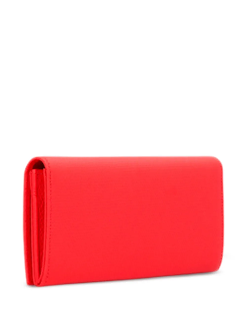 Longchamp Le Roseau Snap-fastening Wallet In Red
