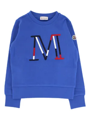 Moncler Enfant ロゴ スウェットシャツ | ホワイト | FARFETCH JP