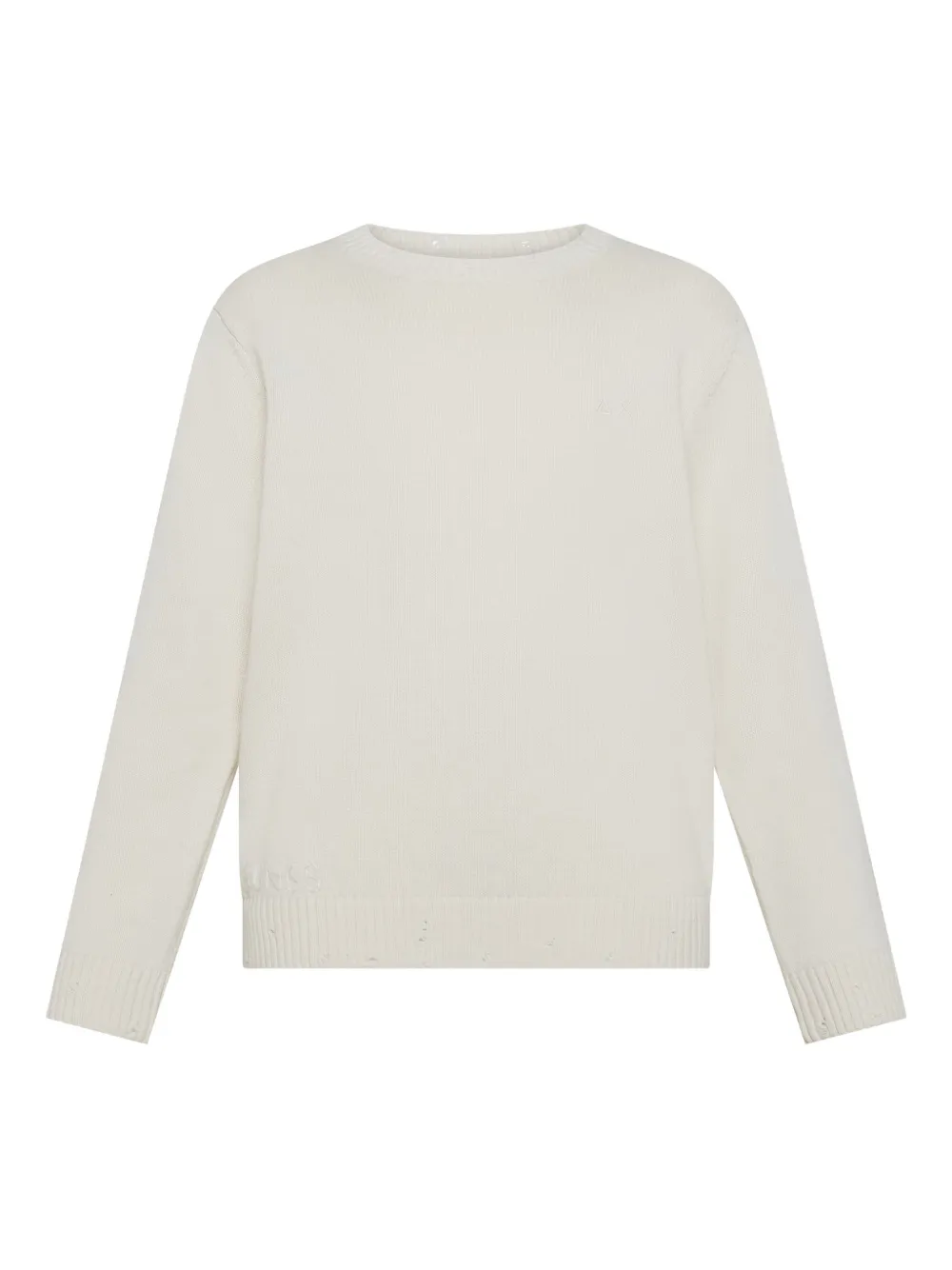 SUN68 KIDS distressed sweater - Bianco
