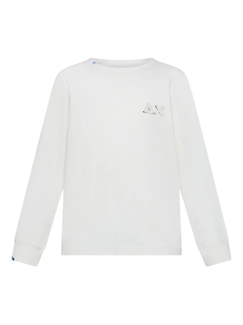 Sun 68 Long-sleeve T-shirt In White