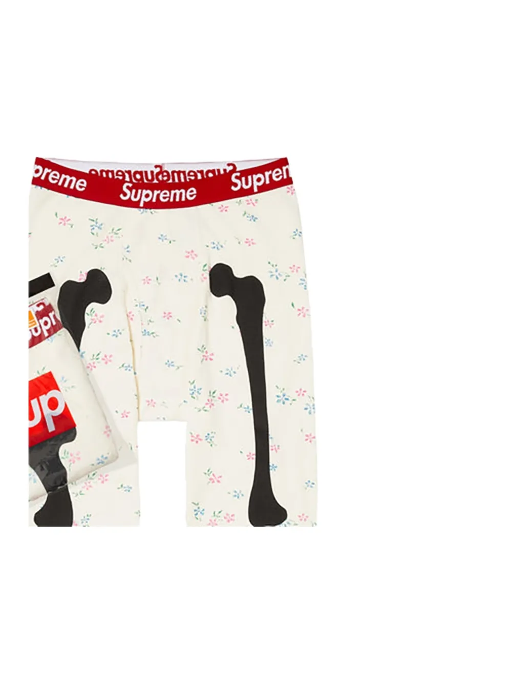 Supreme x  Hanes® bones-print thermal pants | Legging | Image 2
